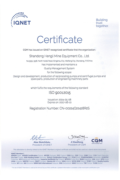 Certifications